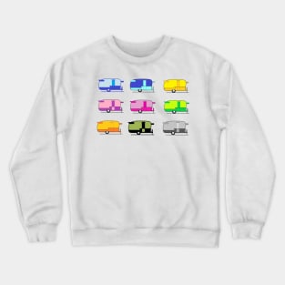 Six vintage caravans Crewneck Sweatshirt